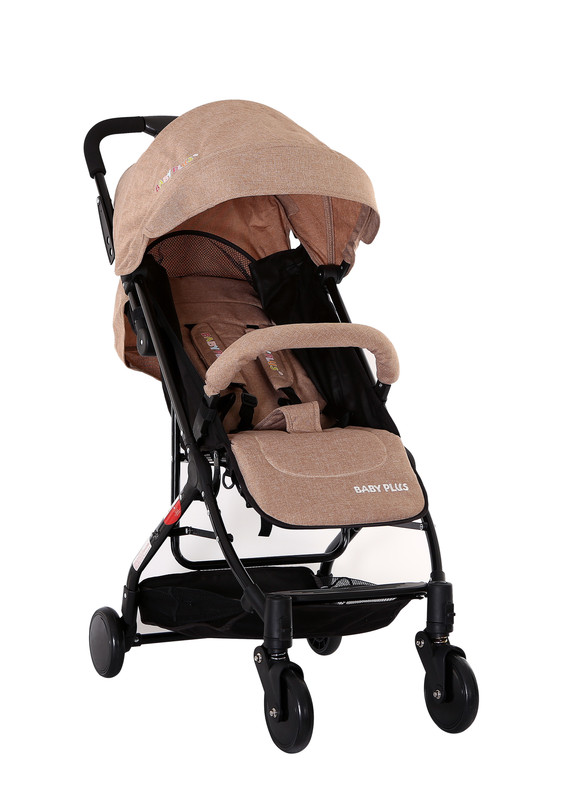Baby Plus Bp8308 Beige Stroller Cum Pram, 0-36 M