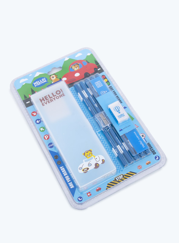 Day N Day-PENCIL BOX,5 PC HB PENCIL,ERASER AND SHARPNER