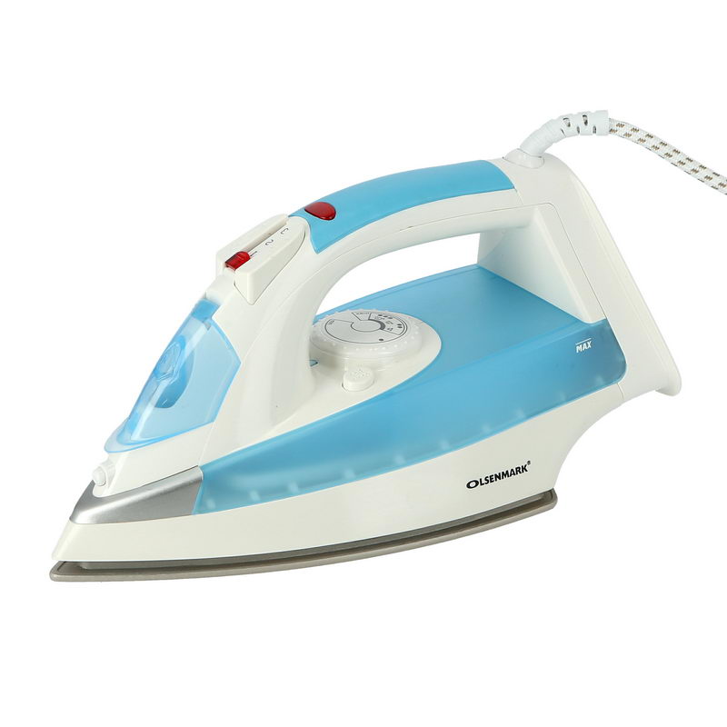 Ceramic Steam Iron - Ceramic Soleplate - Steam/Dry/Spray/Burst Function - Adjustable Temperature - Light Indicator - Overheat Protection