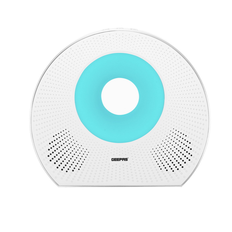 Geepas GMS8592 Portable Bluetooth Speaker 10W - Portable Wireless Speakers, 3.5 Hours Playtime, 1200 mAh Battery with Powerful Bass, Playback Loud Speaker | 10 Meter Range with LED Light|Ideal for Hom