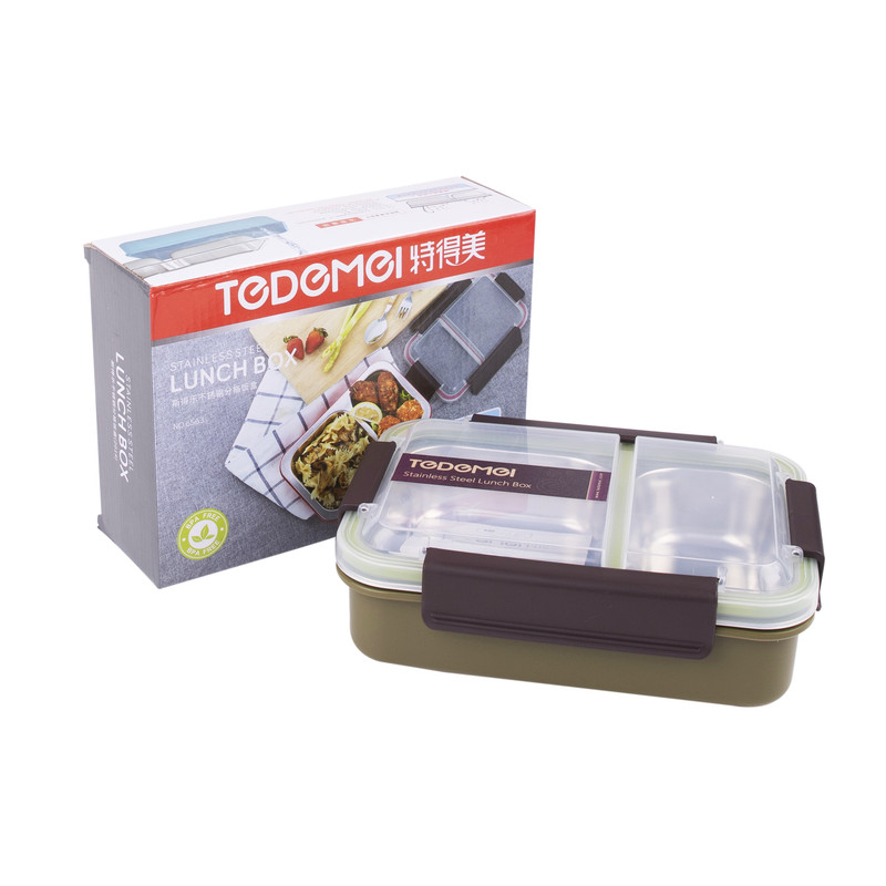 DAY N DAY Lunch Box/SET 1 ltr   GREEN  colour