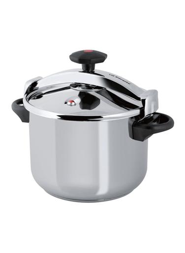 Royalford RF9651 Stainless Steel Pressure Cooker 9L - Lightweight & Home Kitchen Pressure Cooker with Lid, Multi-Safety Device with Cool Touch Handles and Safety Valves - for Gas and Solid Hotplates (