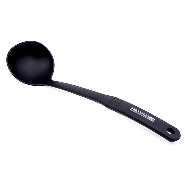 Royalford RF5055 Nylon Soup Ladle - Professional Soup Ladle with Long Durable Handle - Kitchen Dining Cutlery/Crockery Utensil - Ultra Stylish Porridge Serving Spoon - Ideal Serving Ladle for Soup Gra
