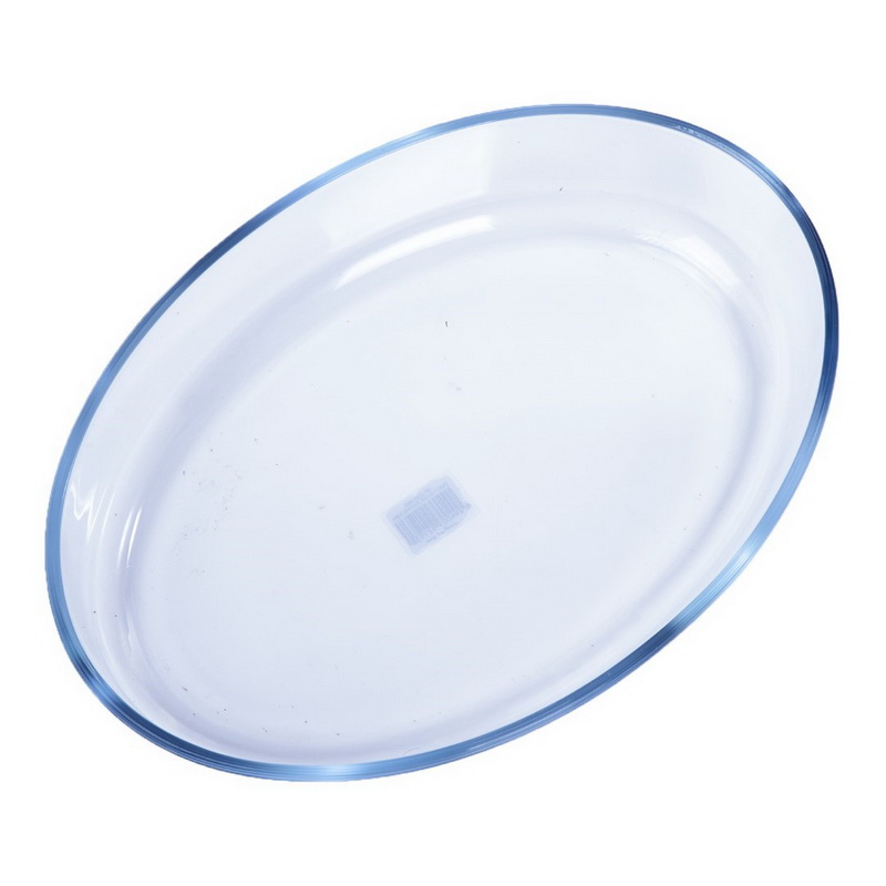 Glass Oval Casserole, 4.5 L Plus Glass Lid 1.3 L, Oval Glass Oven Baking Dish, Glass Bakeware, Oven Safe Casserole Dish