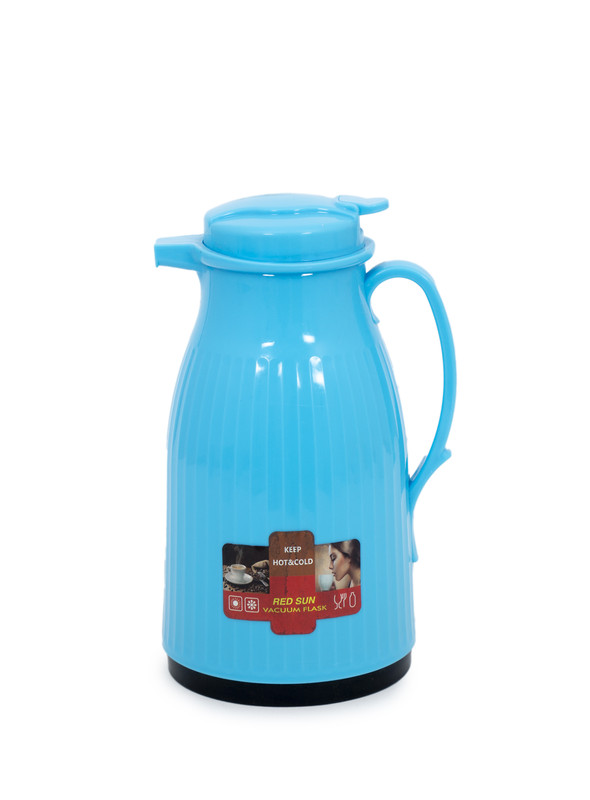 Day N Day Vacuum Flask with Double Wall Glass 1  Liter | Wide Mouth with Anti-Leakage Cap Double Walled Travel Mug 