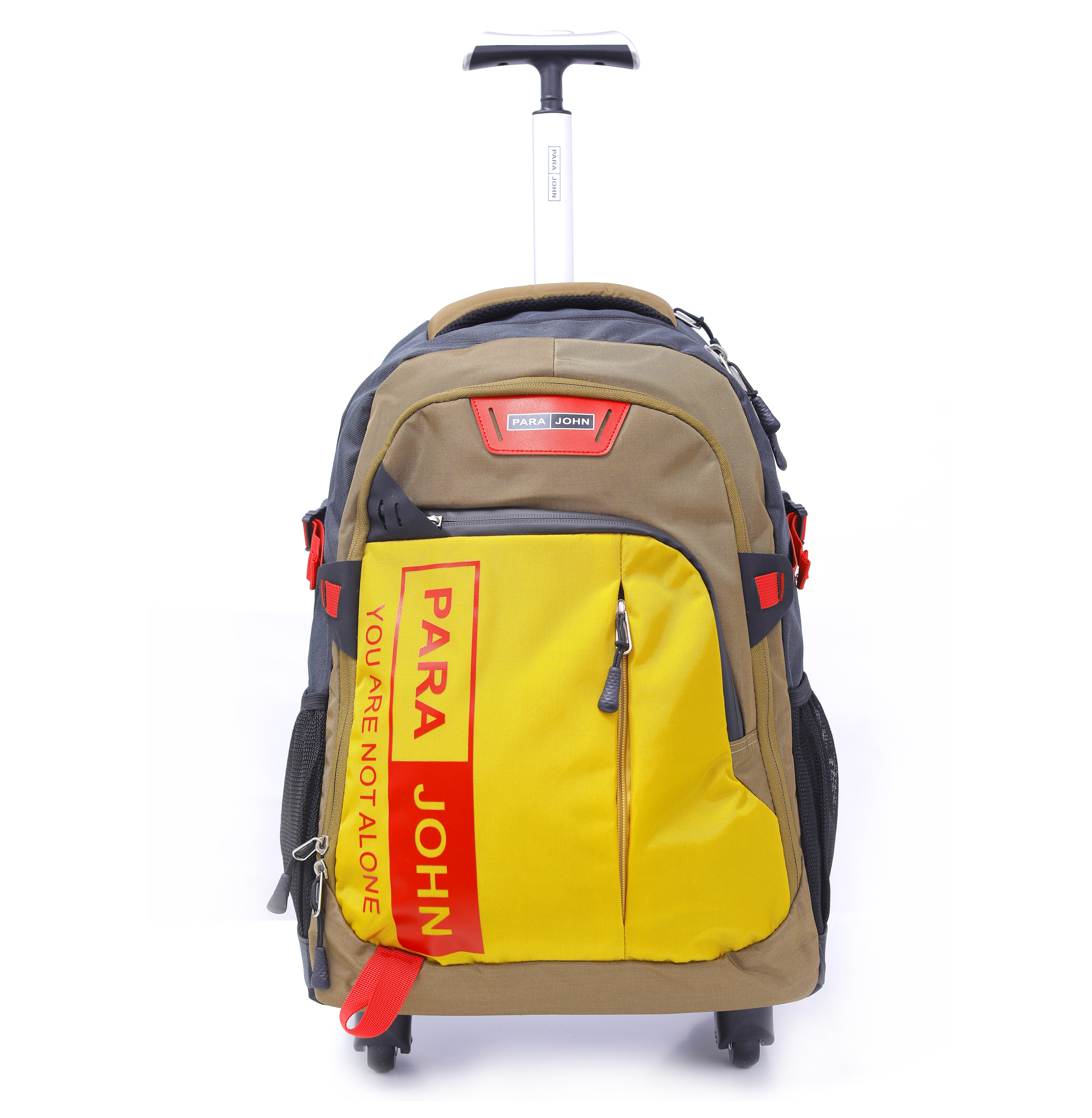 Parajohn Rolling Wheeled Backpack, 20’’ Rucksack – Business Travel Laptop Backpack/Rucksack - Wheeled Cabin Hand Luggage Laptop Backpack College School Computer Rucksack Bag for Men/Women