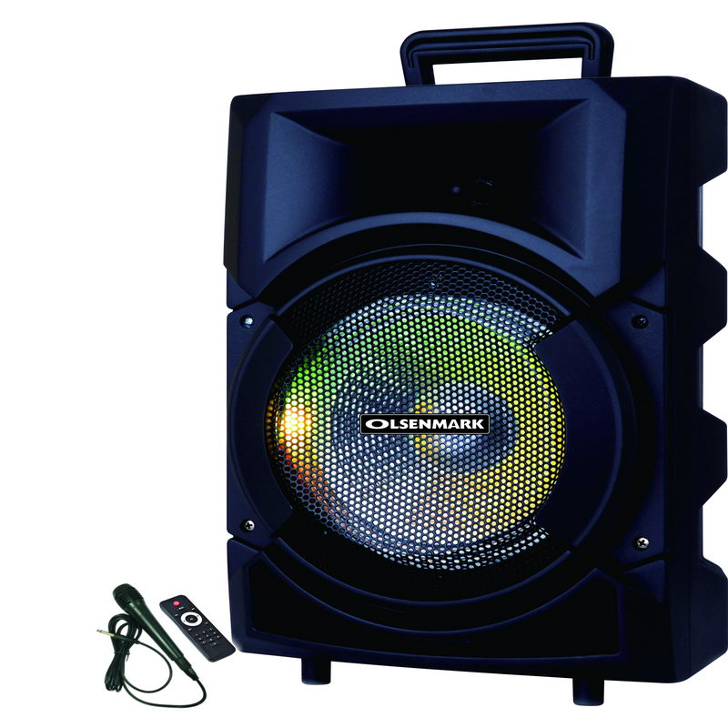 PARTY SPEAKER WITH USB, SD CARD, FM, MIC, BLUETOOTH & REMOTE