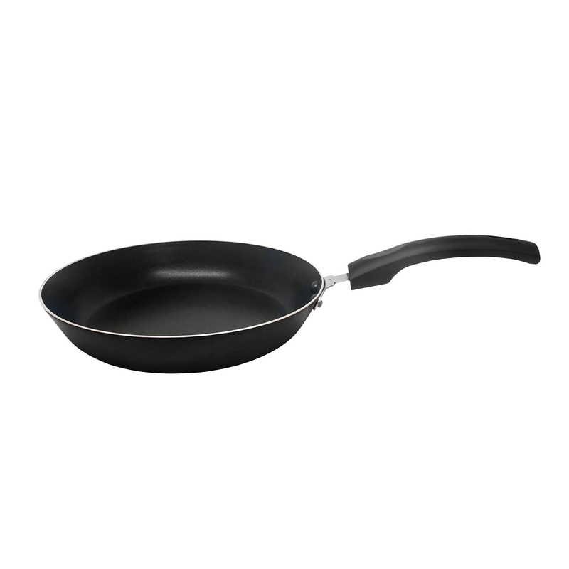 Royalford RF8537 26cm Non-Stick Frypan with Induction Base - Smart Fry Pan with Durable Coating - High-Quality Forged Aluminium Construction, Double Non-Stick Pan for Gas, Induction Base | PFOA & PTFE