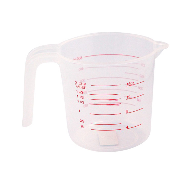 Royalford RF5469 500 ML Measuring Jug - BPA Free Measuring Cup - Measure Liquid, Oil and Baking Items for Kitchen & Restaurant Purpose - Microwave, Freezer & Dishwasher Safe - Cook with Accuracy