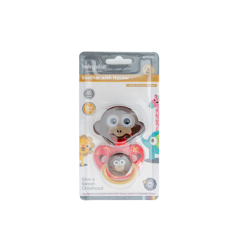 Baby Plus Soothers 2 pcs pack,+0 month , Bpa free