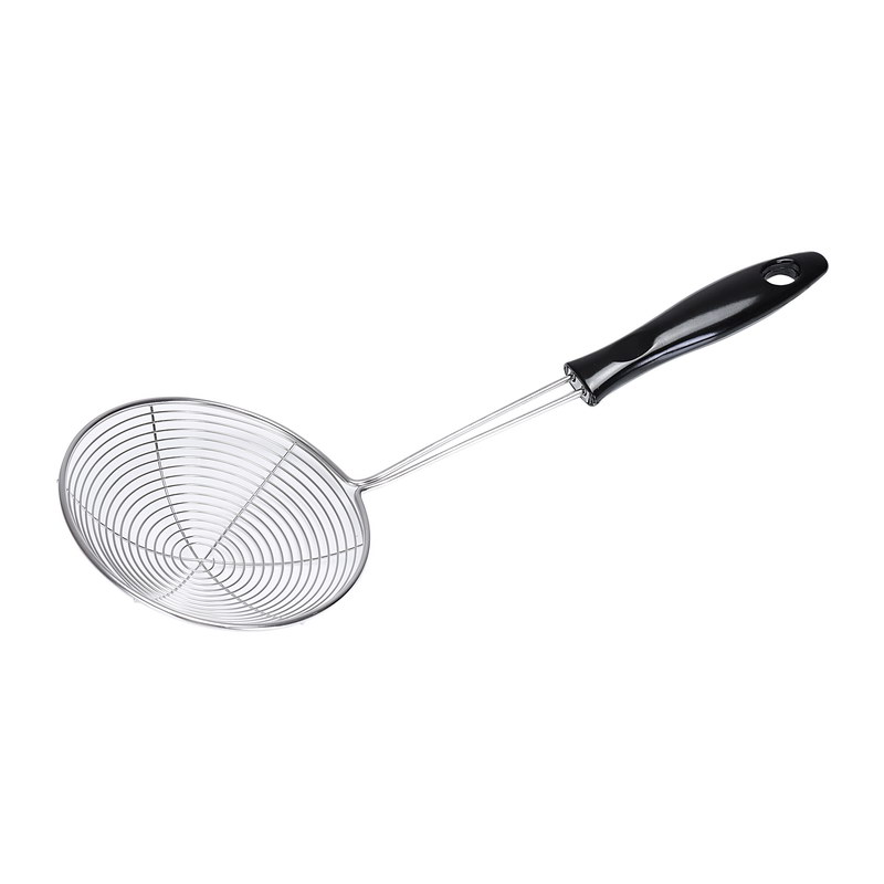 Royalford RF5022 Stainless Steel Skimmer 16.5CM - Stainless Steel Wire Skimmer Spoon with Handle | Hot Pot Net Drainer/Strainer Ladle Strimmer | Ideal for Kitchen Frying Food, Pasta, Spaghetti, Noodle