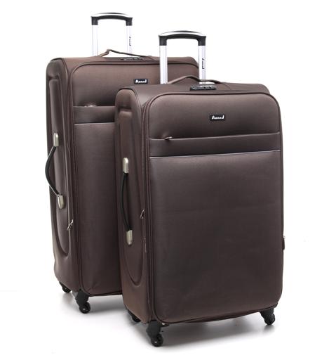Abraj 2 Pieces Soft Trolley Luggage Bags Set