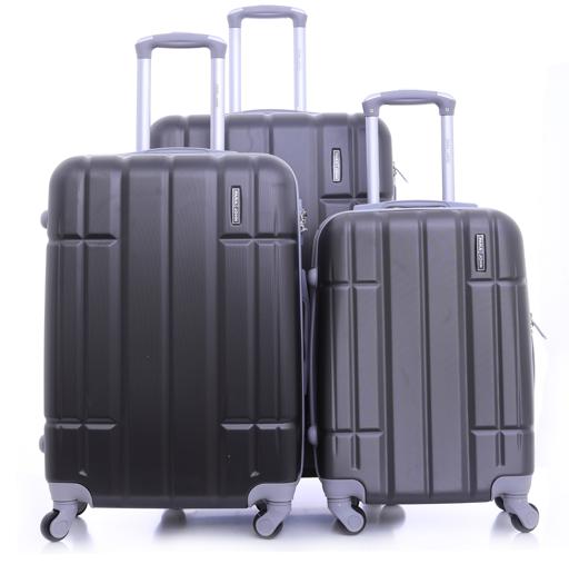 Parajohn PJTR3071 ABS Hard Trolley Luggage Set, Grey