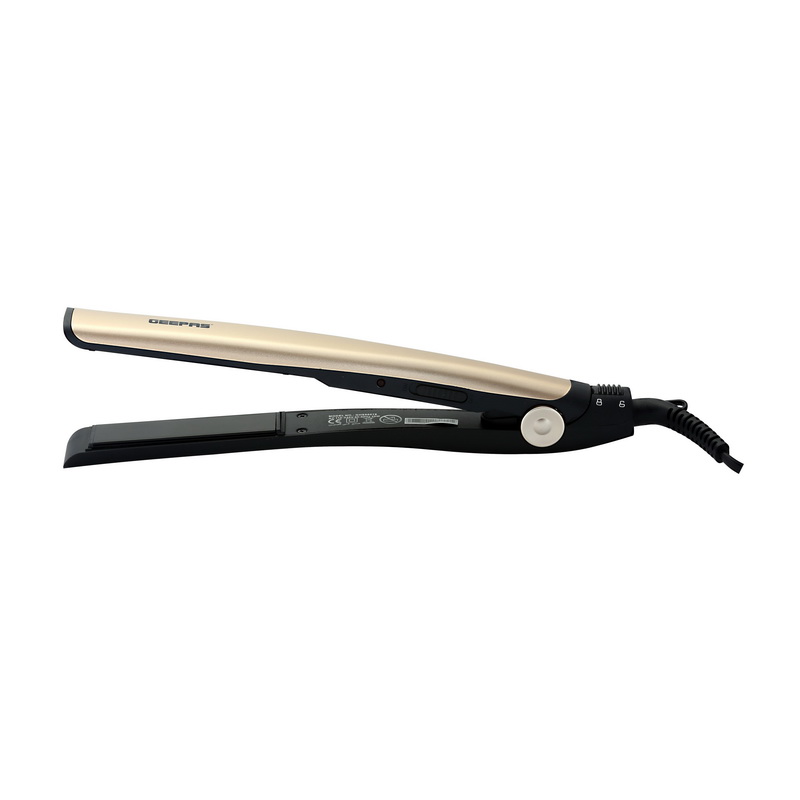 Geepas GHS86016 28W Easy Style Ceramic Hair Straighteners - Easy Pro-Slim Hair Straightener - Max Temperature 200C, LED Indicator, 360 Swivel Cord & Lockable Handle with Floating Plates | 2-Year Warra