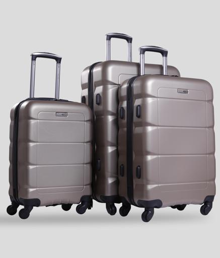 Parajohn PJTR3143 Sphinx 3 Pcs Trolley Luggage Set, Champagne