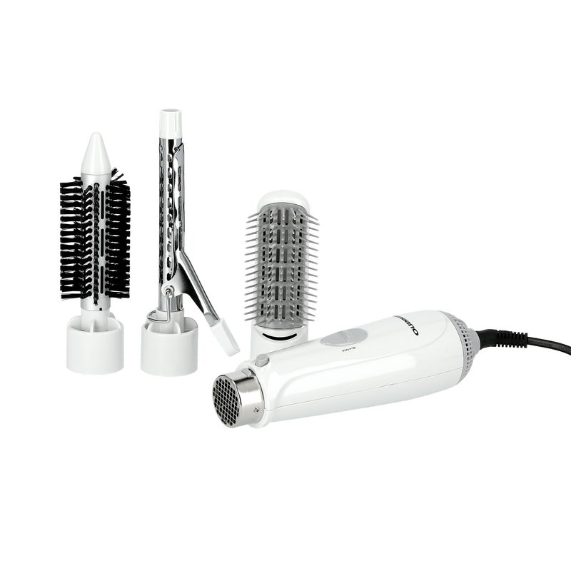 750W 4-in-1 Hot Air Styler, Brush, Volumizer, Curler - Hot Air Brush with 2 Speed Setting, Hanging Hole - Multi-Functional Salon Hair Styler, Curler & Comb