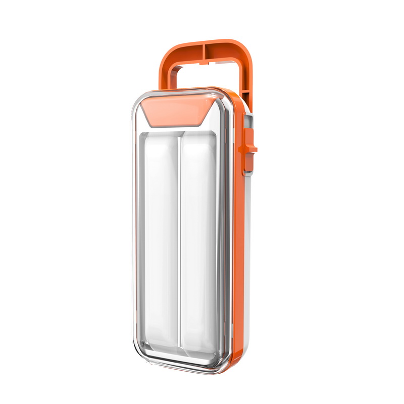 Rechargeable 4W Emergency Lantern with Light Dimmer Function - Portable 20 Pc LED Tube, 4 Hours Working Time, Lightweight with Comfortable Handle| Suitable for Power Outages, Hiking & Camping | 2 Year