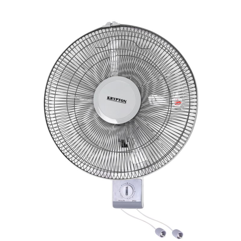 Mounted Fan | Oscillating/Rotating | 3 Speeds | 16 Inch Head | Electric 60W | Cooling for Summer in The Home/Office