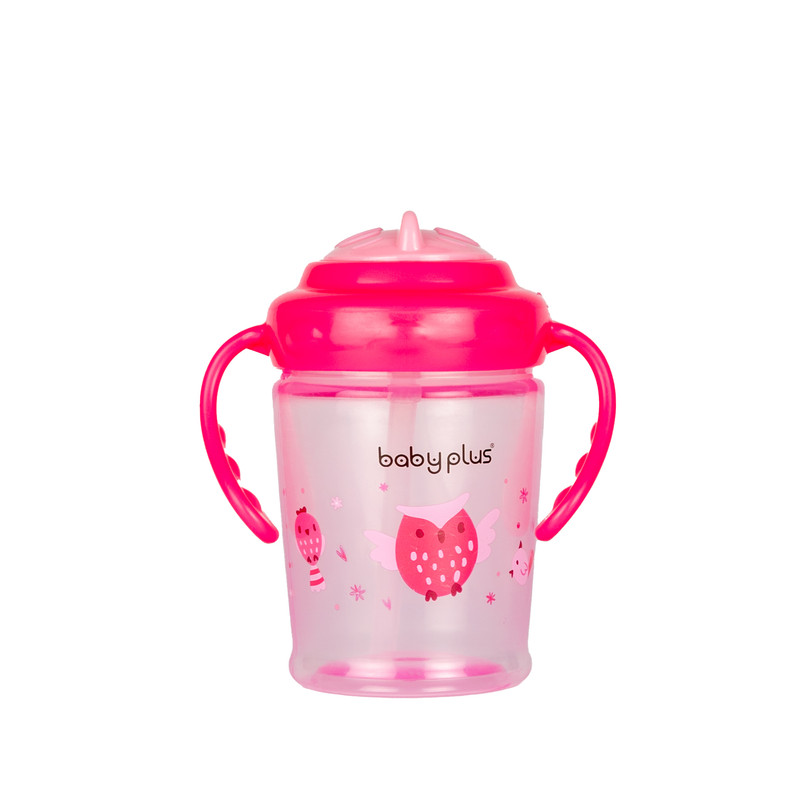 Baby Plus 2 Handle Cup with Swivel Lid 400ml/6MONTH Bpa free 