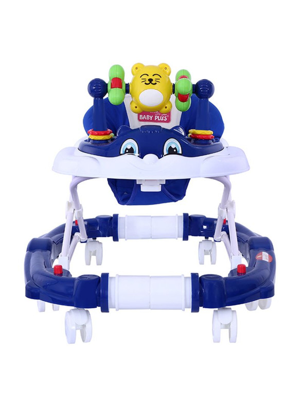 Baby Plus Sadjustable Swivel Wheels Baby Activity Walker Cum Rocker 