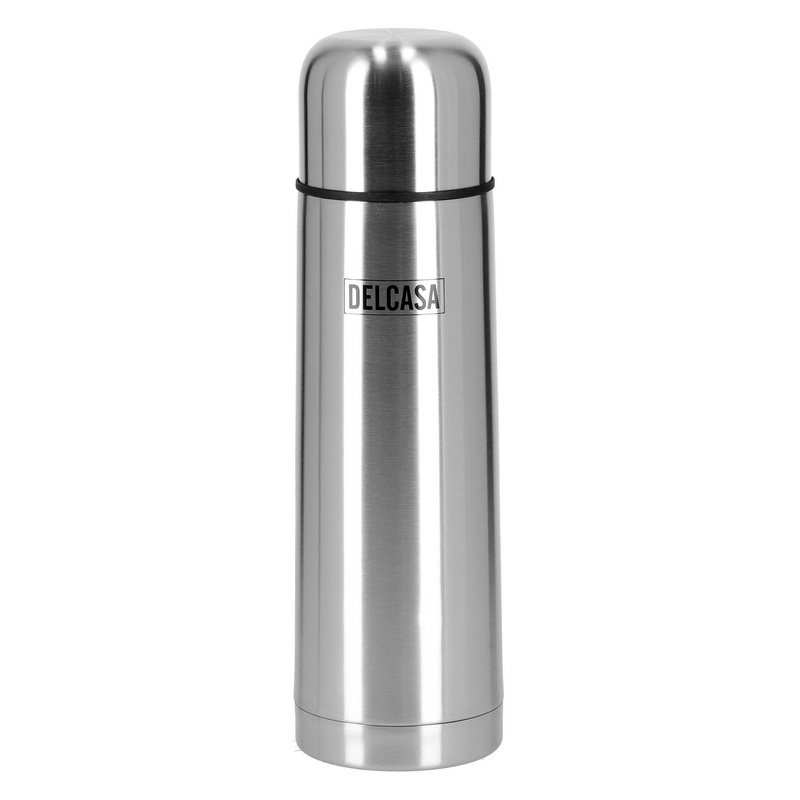 Delcasa DC1766 500ML/17OZ Stainless Steel Vacuum Water Bottle - Insulated Flask Bottle - Thermos Flask with Double Wall Design - Hot & Cool, Portable & Leak Proof - Perfect for Camping Hiking