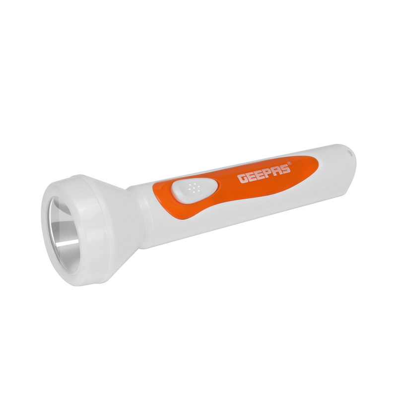 Geepas GFL5580 LED Torch - Rechargeable LED Flashlight - Super Bright 1x3W Hi-Power LED Torch Light - Pocket Size Handheld Emergency Torch - Powerful Torch for Camping Hiking Indoor Outdoor