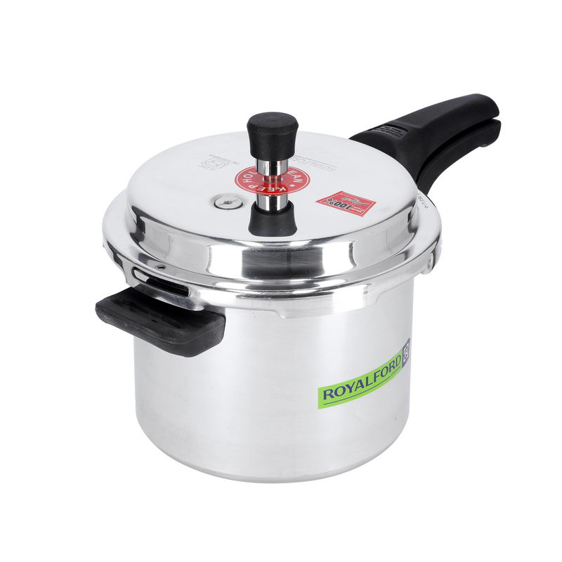 5L Pressure Cooker - Induction Base Heavy-Duty Aluminium Pressure Cooker with Lid - Durable Handles - Ideal for small to medium households - Saves Energy, Create delicious, Home-Cooked Dishes