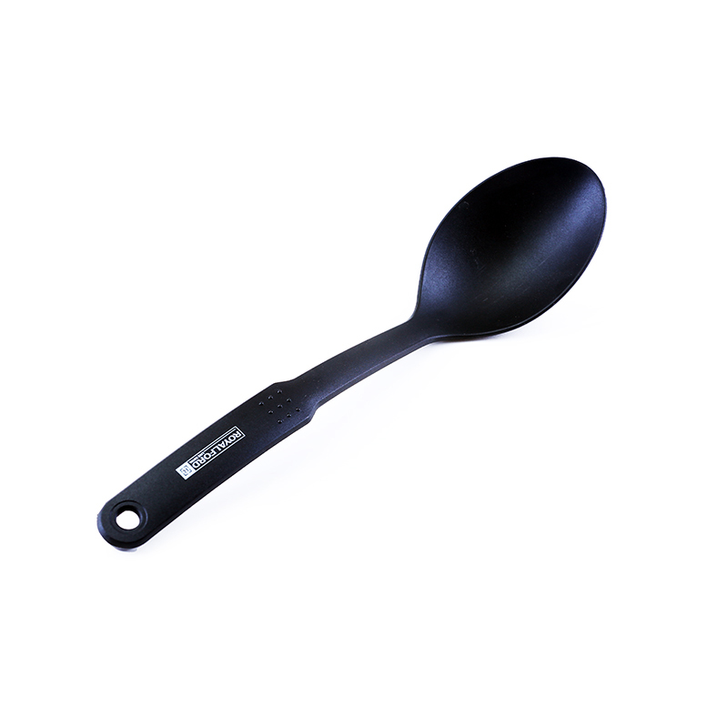 Royalford RF5057 Nylon Serving Spoon 30 cm - Professional Nylon Cooking and Serving Spoon with Soft Grip Handle - Dinner Cutlery/Crockery Utensil - Ultra Stylish with Long Handle