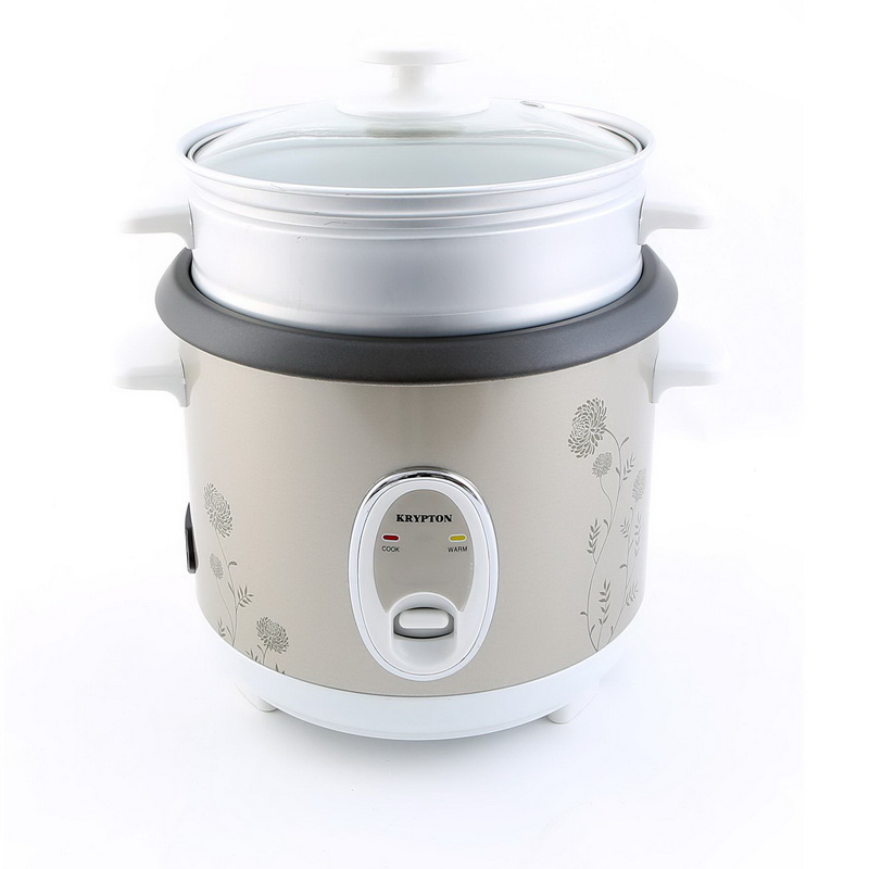 400W 1 L Rice Cooker with Steamer | Non-Stick Inner Pot, Automatic Cooking, Easy Cleaning, High-Temperature Protection - Make Rice & Steam Healthy Food & Vegetables - 2 Year Warranty