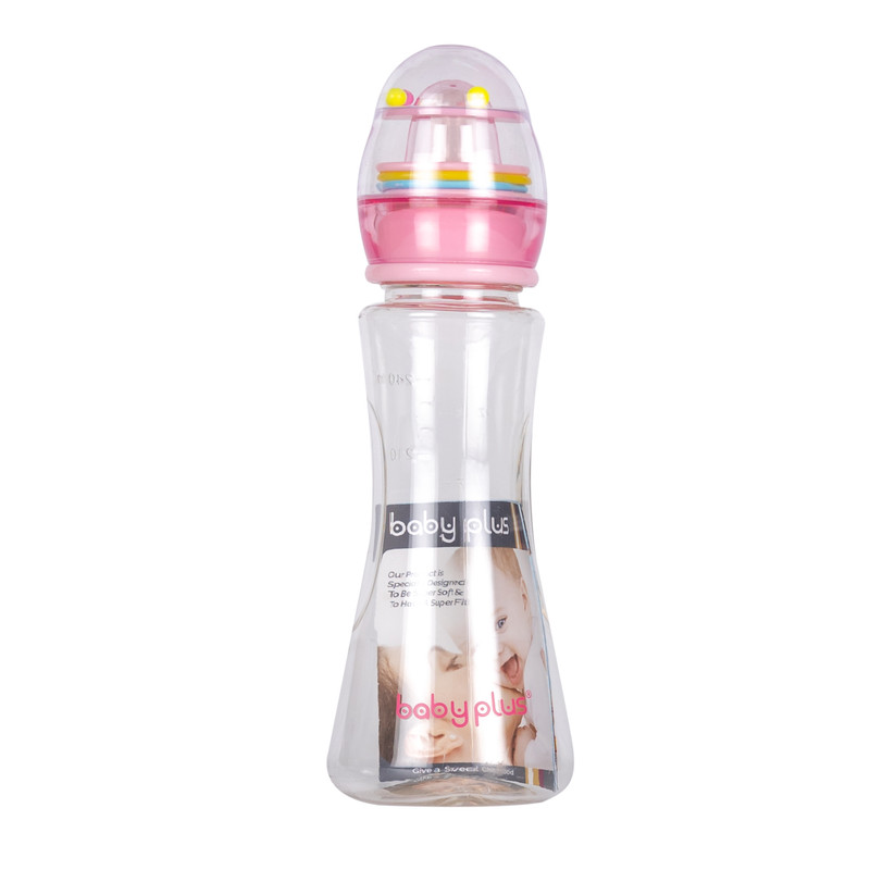 Baby Plus Baby Natural Steamline Feeding Bottle With Hood Cap  240Ml/8Oz  