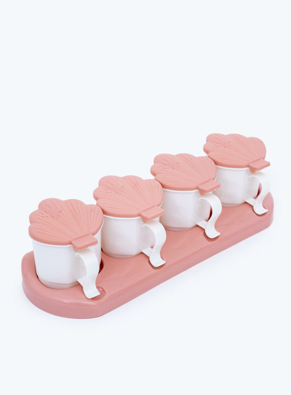 DAY N DAY  Spice Rack Moulded from high-grade material  PINK 30*9*10