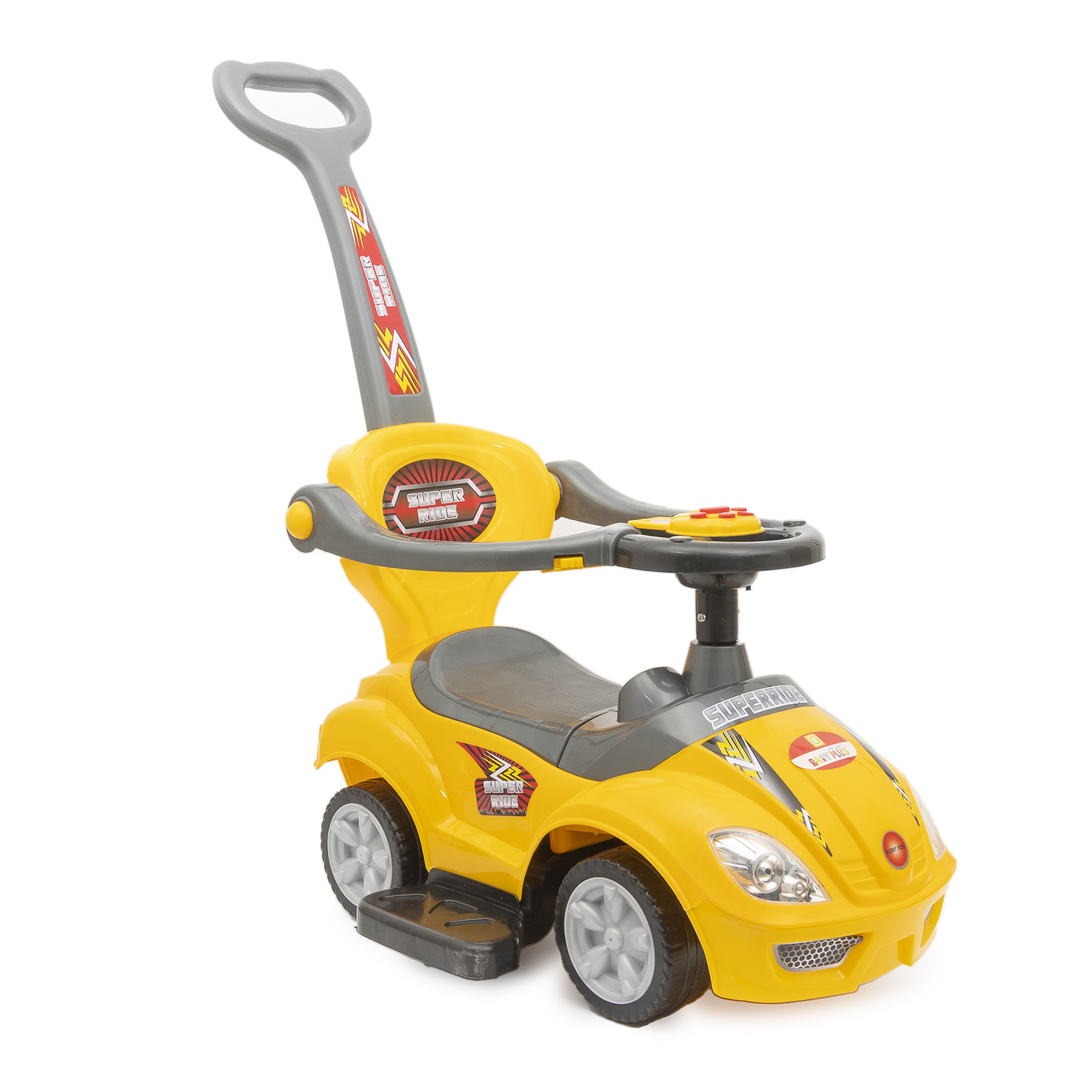 Baby Plus Baby Ride On Car with Handle 63x29x34centimeter BP9056
