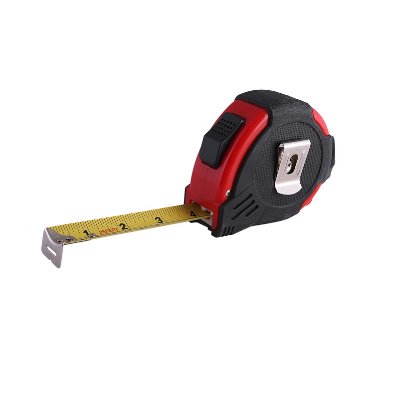 7.5M, 25mm Measuring Tape | Pocket Tape with ABS Construction Plastic Shell |Rubber Coating makes it Resistant to Abrasion | +-0.2mm Accuracy | British & Metric Graduation