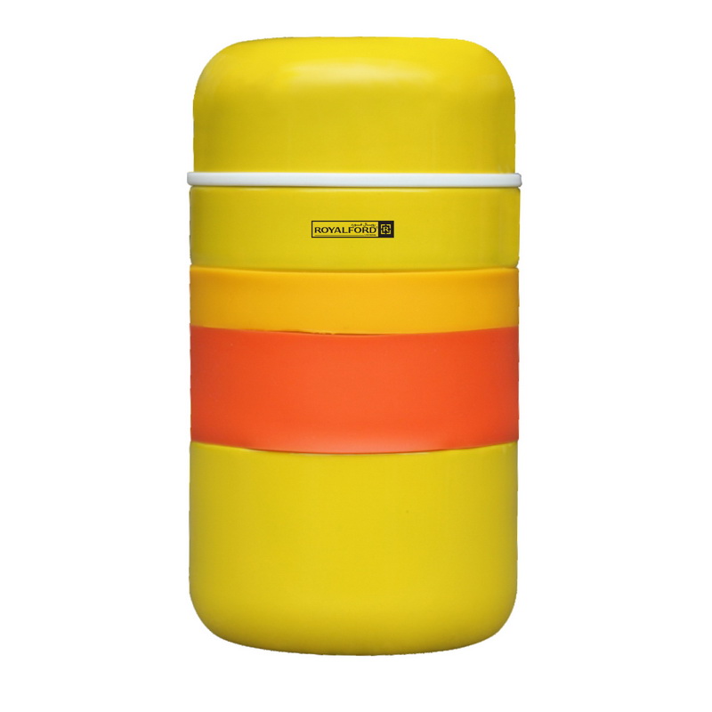 400Ml S S Vacuum Bottle - Vacuum Insulated Food Flasks BPA Free Stainless Steel Food Containers with Folding Spoon Lunch Box