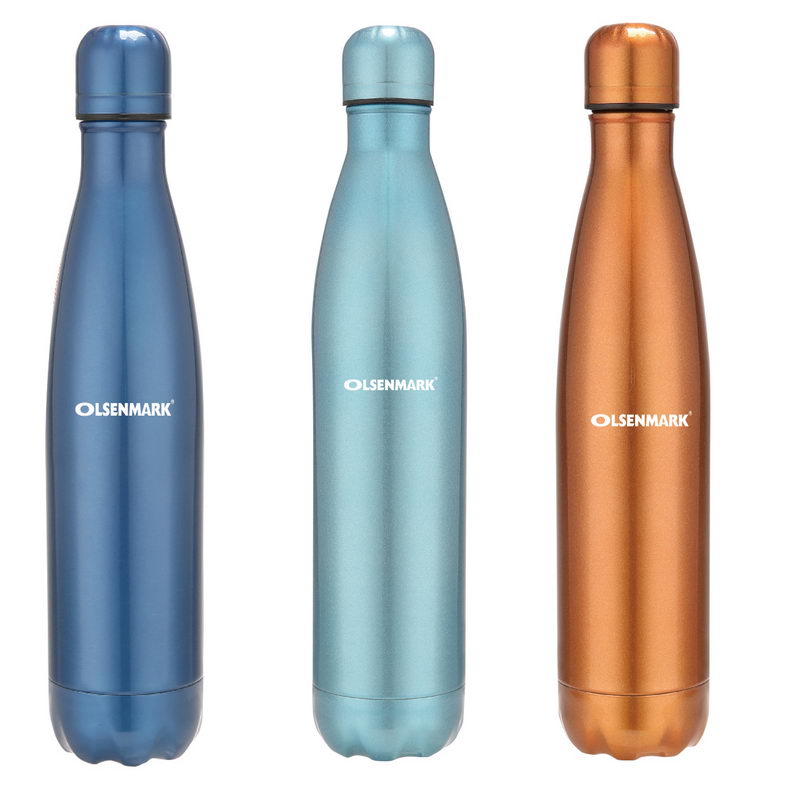 350MLStainless Steel Vacuum Water Bottle - Insulated Flask Bottle - Thermos Flask with Double Wall Design - Hot & Cool, Portable & Leak Proof - Perfect for Camping Hiking