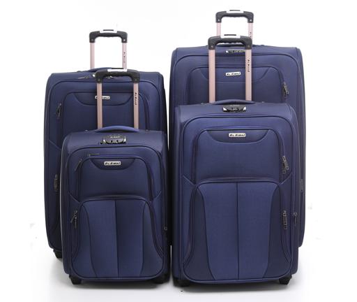 Abraj 4 Pieces Soft Trolley Luggage Bags Set