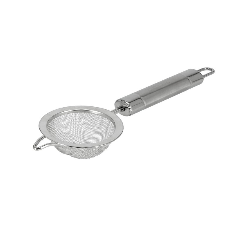 Royalford RF5924 Stainless Steel Strainer, 6.5 cm - Premium Fine Mesh Strainer- Sieve Solution - Perfect for Tea-Coffee - Dishwasher Safe - Hook for Convenient Storage