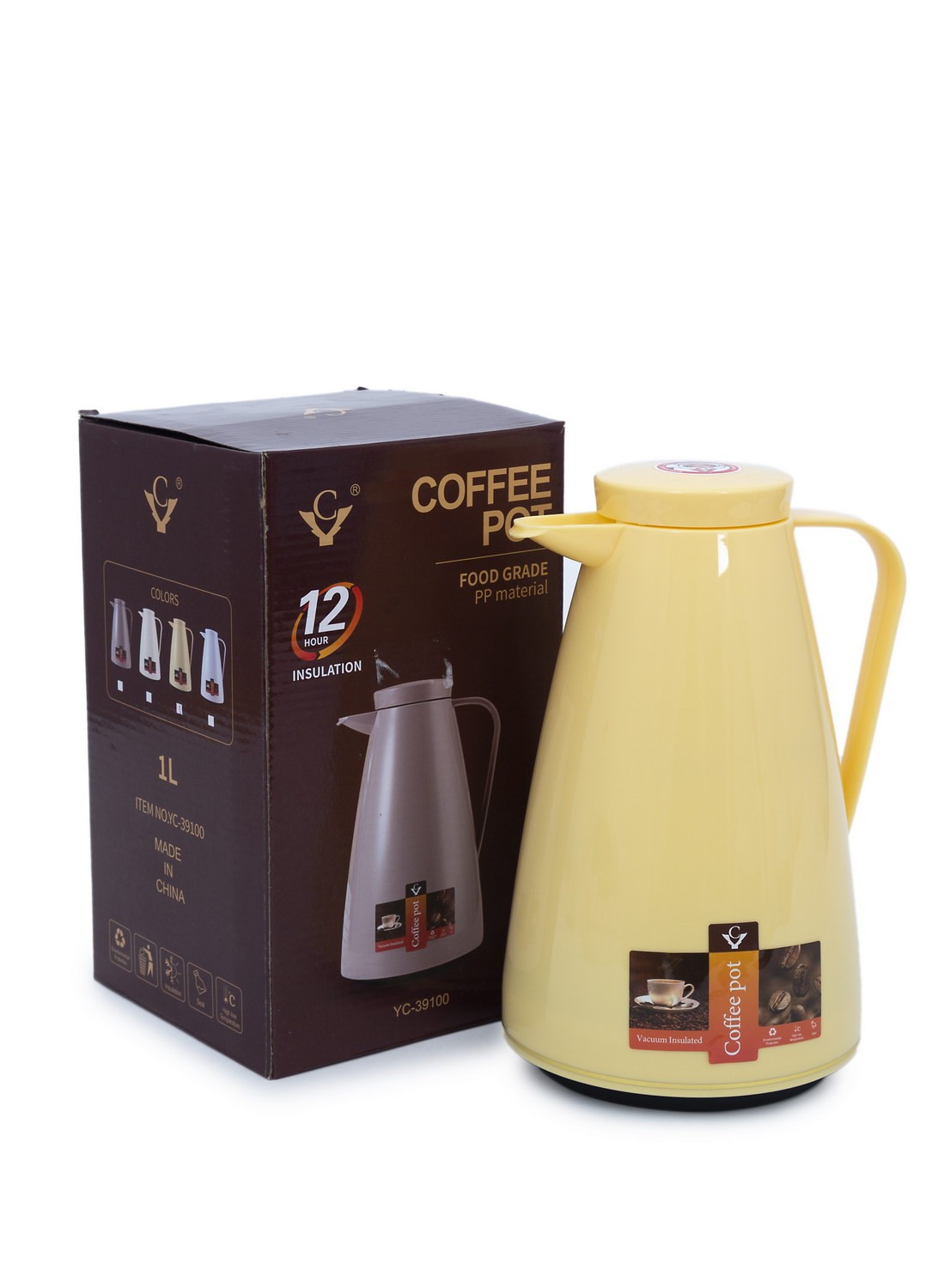 Day N Day Milk pot 1  Liter | Wide Mouth with Anti-Leakage Cap Double Walled Travel Mug 