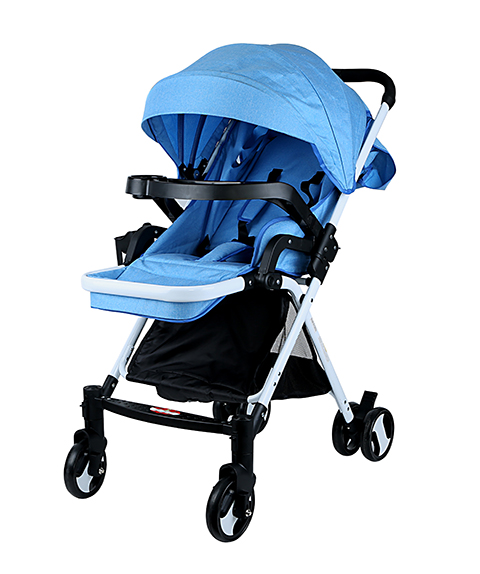 Baby Plus Single Stroller  Blackblue 0-2 Years