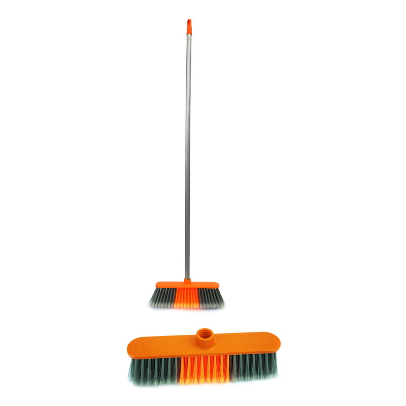 Broom with PVC Coated Wooden Handle - Indoor Sweeping Broom Brush - The Perfect Indoor Sweeping Kitchen Floor Brush Broom for Your House