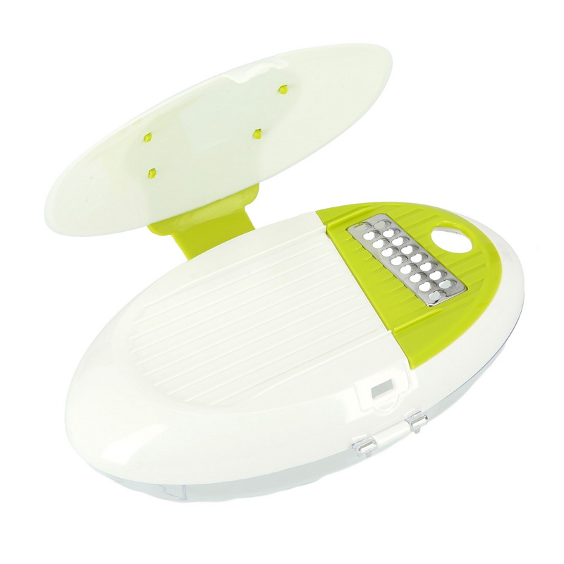 7-in-1 Mandolin Food Slicer | Multi-Purpose Vegetable Chopper | Mandolin Dicer with Easy Interchangeable Slice Blades & Food Container | Grater Shredder | Kitchen Tool to Chop-Grate-Shred