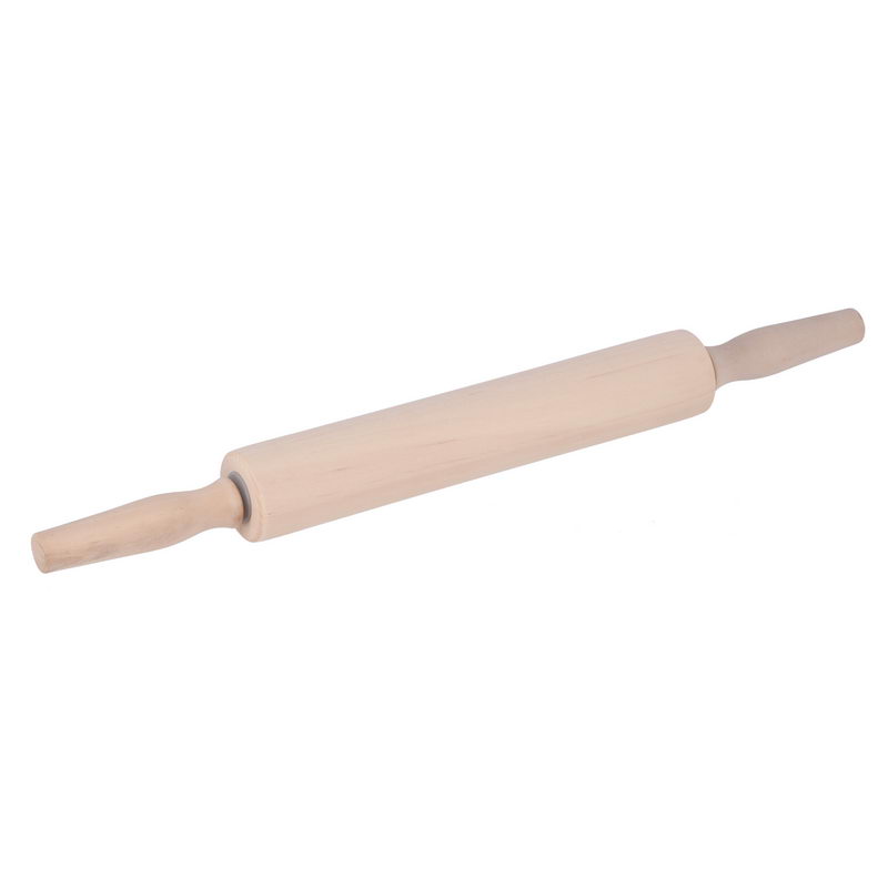 Royalford RF5370 Rolling Pin - Non-Stick, Wooden Handle Food Grade Rollers Rolling Pin | Ideal French Fondant, Biscuit Dough, Pizza Bases, Pie Top, Filo Pastry & More