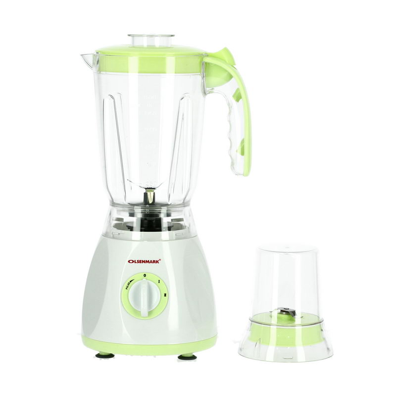 450W 2 in 1 Multifunctional Blender - Stainless Steel Blades, 2Speed Control with Pulse - 1.5L Jar, Over Heat Protection - Ice Crusher, Chopper, Coffee Grinder & Smoothie Maker
