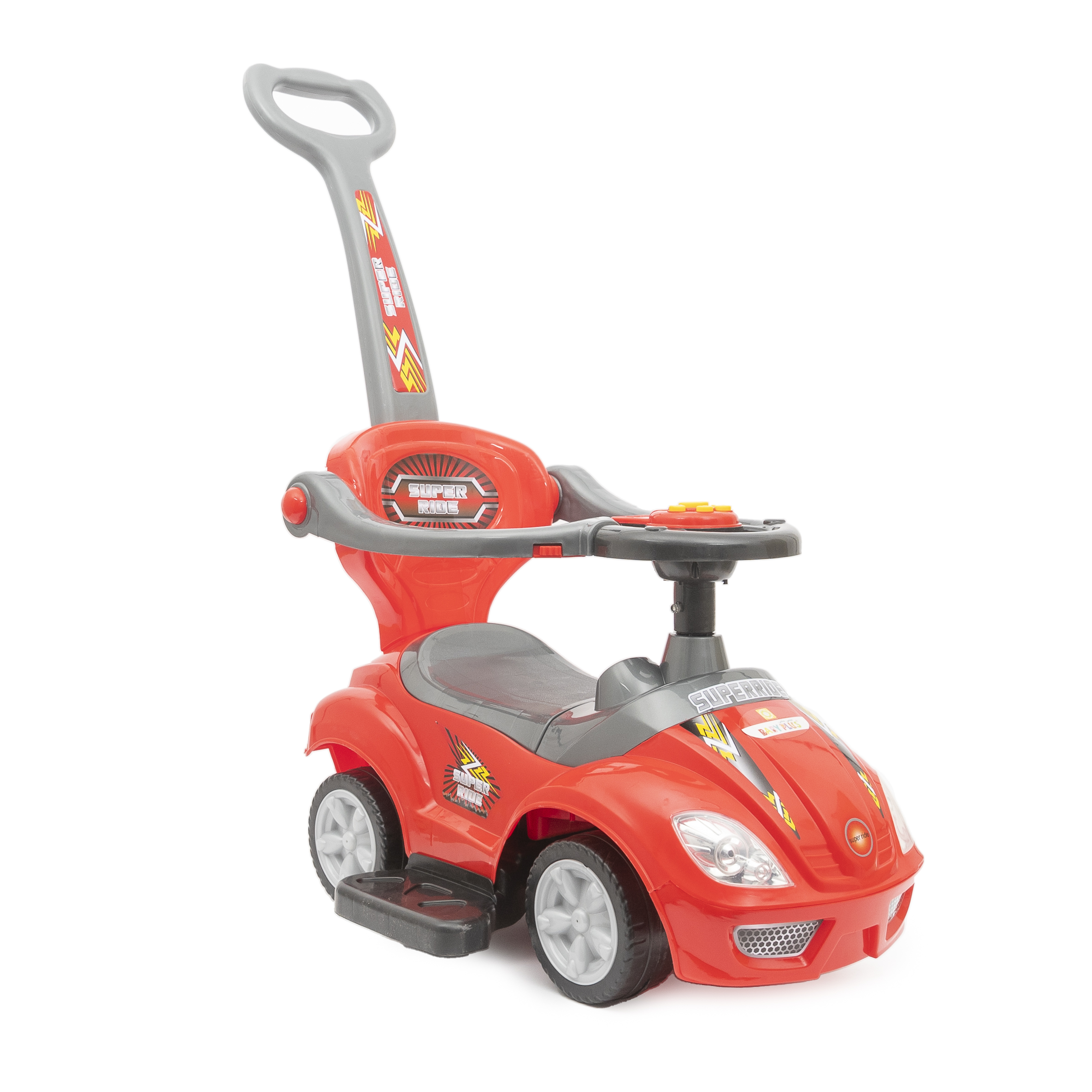 Baby Plus Baby Ride On Car with Handle 63x29x34centimeter BP9056