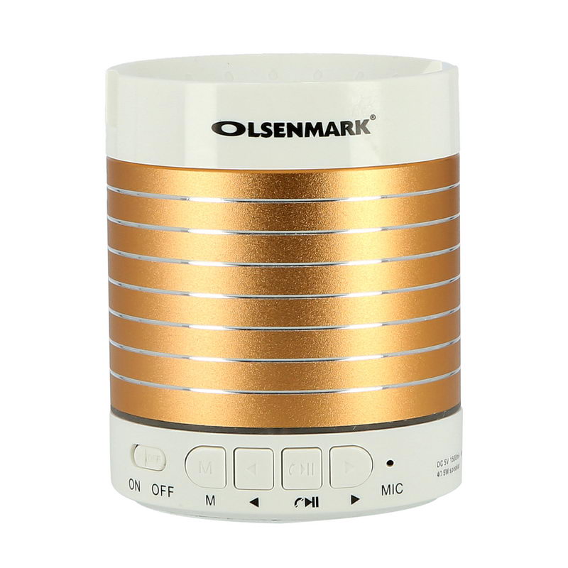 Rechargeable Bluetooth Speaker - A2DP, AVRCP, headset, handsfree profile - Working Range - Up to 10 meter.