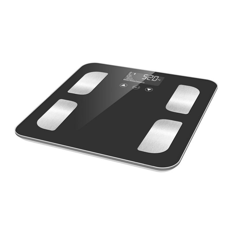 Geepas GBS46505UK Body Fat Bathroom Scales - Smart High Accuracy Digital Weighing Scales for Body Weight, BMI Visceral Body Fat Rating, Muscle Mass, Body Hydration, Water Bone Mass & Calories - 2 Year