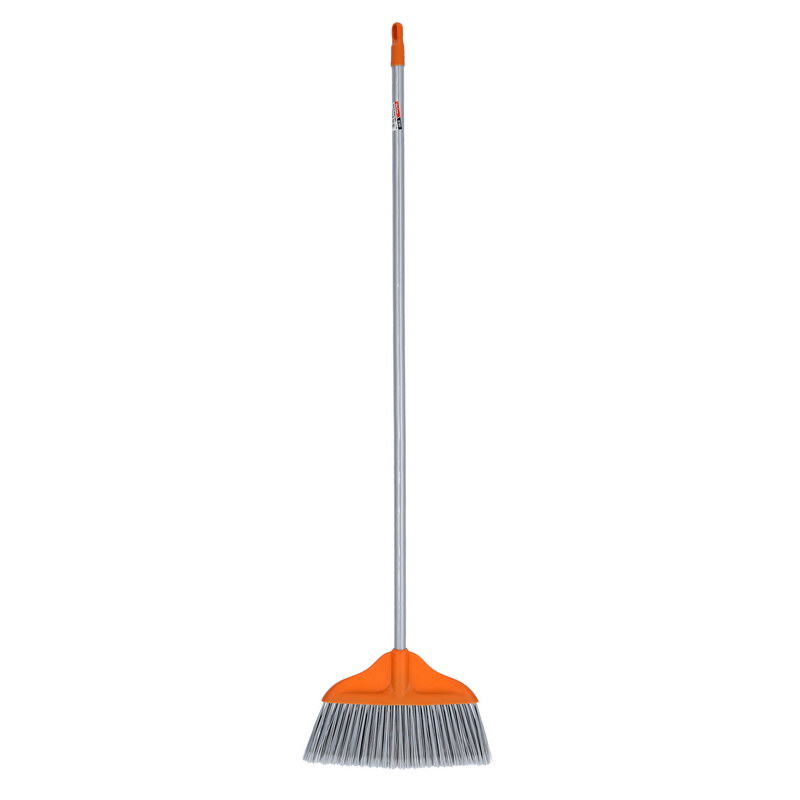 Floor Broom with Strong Long Handle - Upright Long Handle Sweeping Broom with Stiff Bristles - Multipurpose Cleaning Tool Perfect for Home or Office Use - Ideal for all Sweeping Cleaning Job