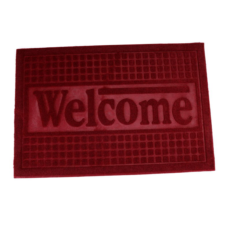 Rubber Mat 40*36Cm - Home, Shop Outdoor Rubber Entrance Mats Anti Fatigue None Slip Indoor Safety Flooring Drainage Door Mat | Ideal for Garage, Terrace, Laundry Room, Entryway & More