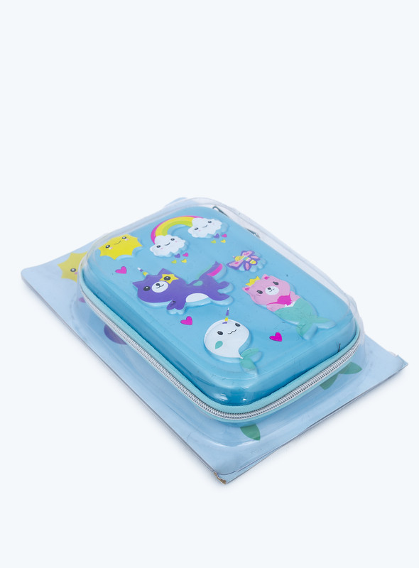 Day N Day- School Pencil Case Color Canvas Stretch Double Layer Large Capacity Pencil Box Pencilcase Kids Stationery ,most fasionable and attractive style.